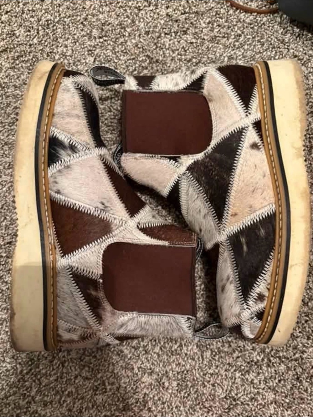 Sz 8 patchwork authentic Rancherr boots